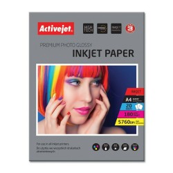 Γυαλιστερό Φωτογραφικό Χαρτί Activejet AP4-180G20 A4 20 Φύλλα 21 x 29,7 cm
