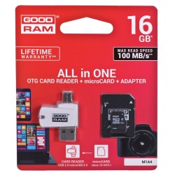 Στικάκι USB GoodRam M1A4 All in One Λευκό Μαύρο Γκρι 16 GB