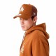 Unisex Φούτερ με Κουκούλα New Era League Essentials LA Dodgers Ώχρα