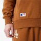 Unisex Φούτερ με Κουκούλα New Era League Essentials LA Dodgers Ώχρα