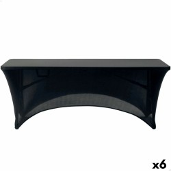 Προστατευτική Θήκη Aktive Μαύρο 183 x 76 x 76 cm Τραπέζι Aξεσουάρ Oχημάτων Δρόμο (x6)