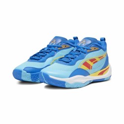 Παπούτσια Μπάσκετ για Ενήλικες Puma THE SMURFS Playmaker Pro Ανοιχτό Μπλε