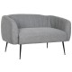 Καναπές DKD Home Decor Μαύρο Γκρι Αφρός Ξύλο Μέταλλο Βελούδο Scandi 129 x 75 x 73 cm Καναπές DKD Home Decor Μαύρο Γκρι Αφρός Ξύλο Μέταλλο Βελούδο Scandi 129 x 75 x 73 cm
