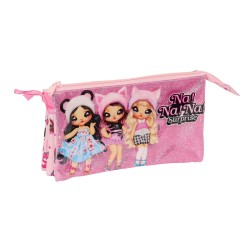 Διπλή Κασετίνα Na!Na!Na! Surprise Fabulous Ροζ 22 x 12 x 3 cm