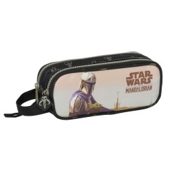 Διπλή Κασετίνα The Mandalorian This is the way Μαύρο 21 x 8 x 6 cm