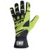 Karting Gloves OMP KS-3 Κίτρινο/Μαύρο S