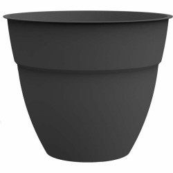 Βάζο Λουλουδιών EDA Γκρι Ø 52 cm Σκούρο γκρίζο Πλαστική ύλη Στρόγγυλο Σύγχρονη (Δωρεάν Μεταφορικά)