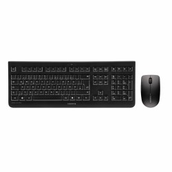 Ασύρματο Πληκτρολόγιο και Ποντίκι Cherry JD-0710ES-2 Μαύρο Ισπανικό Qwerty QWERTY Ασύρματο Πληκτρολόγιο και Ποντίκι Cherry JD-0710ES-2 Μαύρο Ισπανικό Qwerty QWERTY