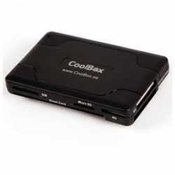 Εξωτερική Μονάδα Ανάγνωσης Καρτών CoolBox CRE-065A Μαύρο