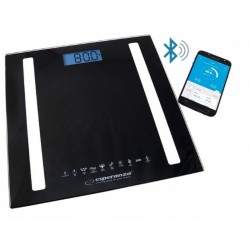 Ψηφιακή Ζυγαριά Μπάνιου Esperanza EBS016K Μαύρο Γυαλί 180 kg (1 Τεμάχια)