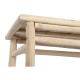 Βοηθητικό Τραπέζι DKD Home Decor Φυσικό Ξύλο Τικ 133 x 65 x 105 cm Βοηθητικό Τραπέζι DKD Home Decor Φυσικό Ξύλο Τικ 133 x 65 x 105 cm