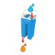Mop with Bucket Esperanza EHS004 Μπλε Λευκό Μικροΐνες Mop with Bucket Esperanza EHS004 Μπλε Λευκό Μικροΐνες