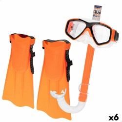 Γυαλιά Καταδύσεων με Σωλήνα και Πτερύγια Colorbaby (x6)