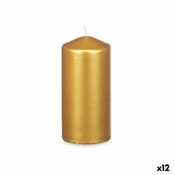 Κερί Acorde 92538 Χρυσό 7 x 15,5 x 7 cm (12 Μονάδες)