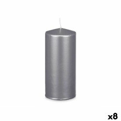 Κερί Acorde 92547 Ασημί 9 x 20 x 9 cm (8 Μονάδες)