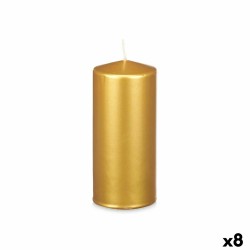 Κερί Acorde 92546 Χρυσό 9 x 20 x 9 cm (8 Μονάδες)