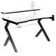 Γραφείο Gaming Huzaro HZ-Hero 5.0 White Λευκό Μαύρο Ίνες άνθρακα 120 x 60 cm Γραφείο Gaming Huzaro HZ-Hero 5.0 White Λευκό Μαύρο Ίνες άνθρακα 120 x 60 cm