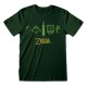 Unisex Μπλούζα με Κοντό Μανίκι The Legend of Zelda Icons Σκούρο πράσινο Unisex Μπλούζα με Κοντό Μανίκι The Legend of Zelda Icons Σκούρο πράσινο