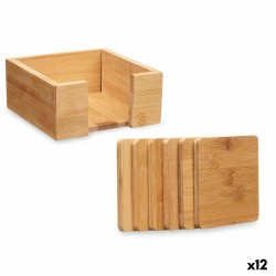 Σουβέρ Kinvara KT235115SQ Φυσικό Bamboo Torg 7 Τεμάχια (12 Μονάδες)
