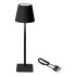LED Επιτραπέζια Λάμπα Lumineo 894376 Μαύρο Μέταλλο 17 cm Επαναφορτιζόμενη