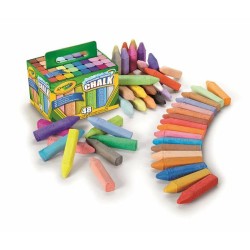 Floor chalks Crayola Maxi Πολύχρωμο Πλένεται 48 Τεμάχια 17 x 13 x 12 cm
