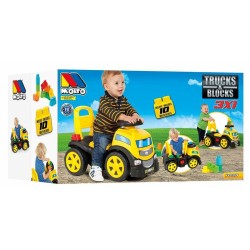 Αυτοκινητάκι Moltó Trucks and blocks 89 cm