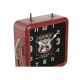 Bordklokke Home ESPRIT Κόκκινο Μέταλλο gasolinera 18 x 10 x 34 cm Bordklokke Home ESPRIT Κόκκινο Μέταλλο gasolinera 18 x 10 x 34 cm
