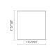 Καπάκι για εξαεριστήρα αέρα EDM 08415 08413 17,5 x 17,5 cm Καπάκι για εξαεριστήρα αέρα EDM 08415 08413 17,5 x 17,5 cm