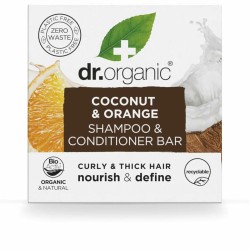 Σαμπουάν και Conditioner 2-σε-1 Dr.Organic Coconut and Orange 75 g Στερεά
