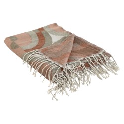 Κλινοσκεπάσματα Home ESPRIT Πολύχρωμο Ροζ 130 x 170 cm