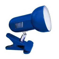 Επιτραπέζιο Φωτιστικό Activejet AJE-CLIP LAMP BLUE Μπλε Μέταλλο Πλαστική ύλη 60 W