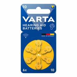 Μπαταρία ακουστικού Varta Hearing Aid 10 PR70 x6