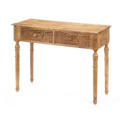 Έπιπλο για το Χωλ με 2 Συρτάρια Gift Decor 40 Καφέ 98 x 77 x 42 cm Καμπύλη