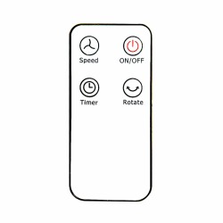 Τηλεχειριστήριο για ανεμιστήρα (κλιματισμός) EDM 33529 33527 Λευκό Ανταλλακτικό