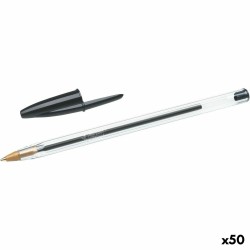 Μολύβι Bic Cristal Μαύρο Αρχικό (50 Μονάδες)