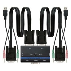 Διακόπτης KVM NANOCABLE 10.12.0001 1,4 m