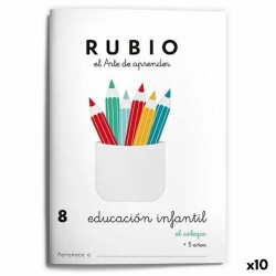 Early Childhood Education Notebook Rubio Nº8 A5 Ισπανικά (x10)