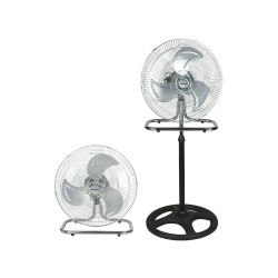 Ανεμιστήρας Δαπέδου Ravanson WT-7046 Μαύρο Χάλυβας 80 W