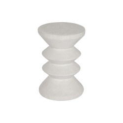 Βοηθητικό Τραπεζάκι Home ESPRIT Λευκό Ρητίνη 31 x 31 x 45 cm