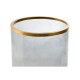 Κηροπήγιο Home ESPRIT Μπλε Χρυσό Κρυστάλλινο 21 x 21 x 35 cm