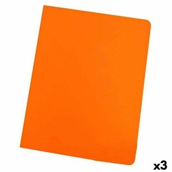 Set of Subfolders Elba Πορτοκαλί A4 50 Τεμάχια (3 Μονάδες)