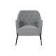 Πολυθρόνα DKD Home Decor Γκρι Μέταλλο 65 x 73 x 79,5 cm Πολυθρόνα DKD Home Decor Γκρι Μέταλλο 65 x 73 x 79,5 cm