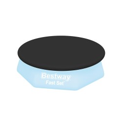 Καλύμματα πισίνας Bestway Μαύρο Ø 244 cm (1 μονάδα)