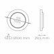 Downlight Iglux IG-54-7R-F 7 W 640 lm (6000 K) Downlight Iglux IG-54-7R-F 7 W 640 lm (6000 K)