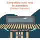 Κιγκλίδωμα κρεβατιών Looping BL5003G 44 x 150 cm Γκρι Κιγκλίδωμα κρεβατιών Looping BL5003G 44 x 150 cm Γκρι