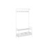 Κρεμάστρα με Ράφι Home ESPRIT Λευκό Μέταλλο Loft 110 x 36 x 186 cm