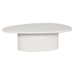 Τραπεζάκι Καφέ Home ESPRIT Λευκό ξύλο ελάτου Ξύλο MDF 100 x 60 x 32 cm