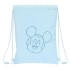 Σχολική Τσάντα με Σχοινιά Mickey Mouse Baby Ανοιχτό Μπλε 26 x 34 cm