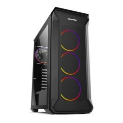 Κουτί Μεσαίου Πύργου Micro ATX/Mini ITX / ATX Nox-Xtreme Hummer Quantum Μαύρο