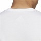 Ανδρική Μπλούζα με Κοντό Μανίκι Adidas Essentials Λευκό Ανδρική Μπλούζα με Κοντό Μανίκι Adidas Essentials Λευκό